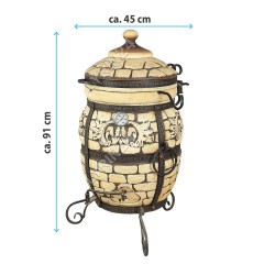 Tandoor Ofen Venedig kaufen | Classic-Set GRATIS Zubehör | Lyrin24
