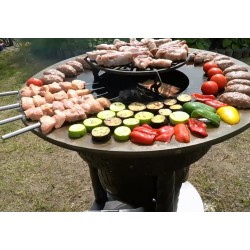 Feuerplattengrill Olympus Ø 99 cm – 10 mm Stahl | Lyrin24