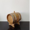 Eichen Holzfass 5 L, für Wein, Whisky, Cognac mittig Verbrannt.