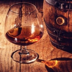 Holzfass 10 L, für Wein, Whisky, Cognac mittig Verbrannt.