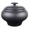 CAST IRON oven pot 4 L with lid,braising pot,  Chugunok SYTON