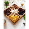 Serving platter, serving board of oak "Heart".