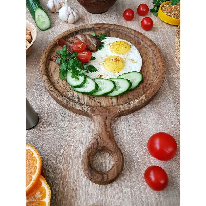 Oak plate "pan"  Serving platter, serving board of oak