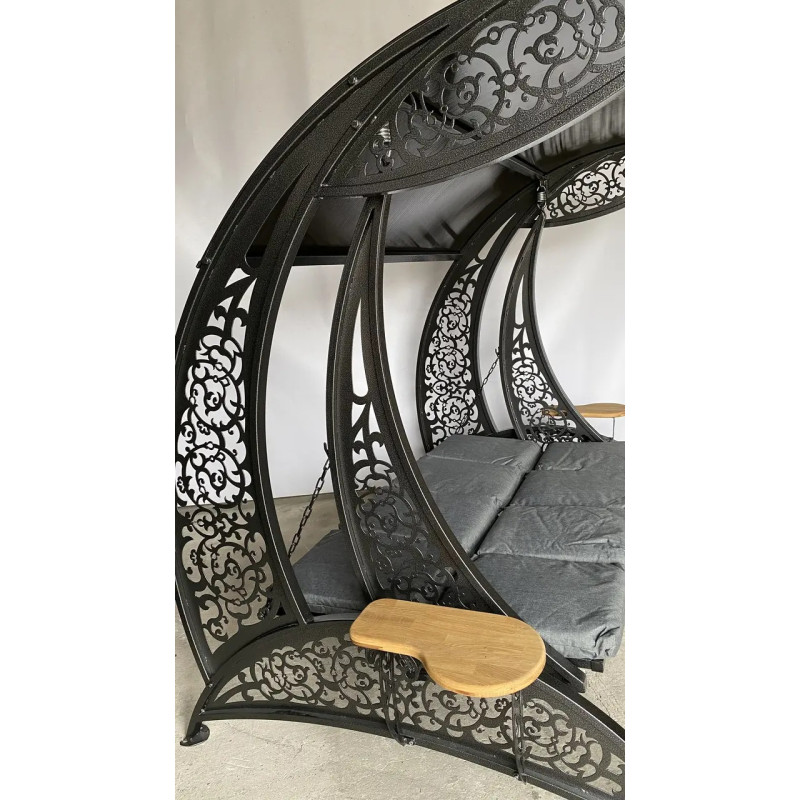 Gartenschaukel Mit Gestell & Kissen - Bis 160 Kg Tragkraft