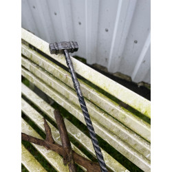 Thorhammer, mjolnir, handgeschmiedetes Buschwerk Werkzeug, skandinavischer Wikinger Handarbeitshammer, Geschenk