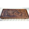 Backgammon Dragon 60 cm wooden handmade