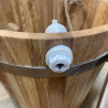 Shower Waterfall Bucket, Cold Shower, Scottish Wooden Shower, Russian Banya Oak Sauna Bucket 25L, Sauna Bath SPA
