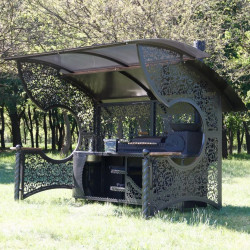 Garden kitchen, barbecue system “Emir”, grill, mangal, oven, powder coating