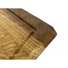 End grain oak cutting board - handmade, durable kitchen board 35x25x2.5 cm