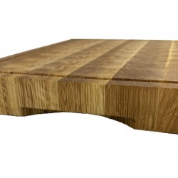 End grain oak cutting board - handmade, durable kitchen board 40x30x4cm