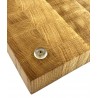 End grain oak cutting board - handmade, durable kitchen board 40x30x4cm