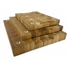 End grain oak cutting board large set - handmade, durable kitchen board