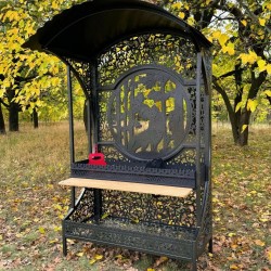 Мангал Охотник Super-Set 4 мм с крышей и BBQ-крышкой | Lyrin24