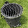 Round stainless steel grill grate. Fits “Bukhara-2” and “Kazbek-1” stoves.