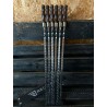 Reckless WENGE Premium Grillspieße Set – 6 Edelstahl Schaschlikspieße (730 mm) mit lackiertem Holzgriff & Tragetasche
