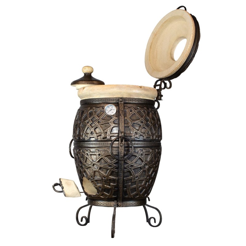 Tandoor Set Marakesch Classik  mit antikgoldener Ornamentik