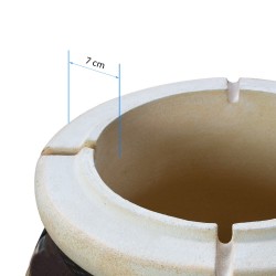 Tandoor Set Thor 2 Bleck fireclay oven, garden fireplace, outdoor kitchen.