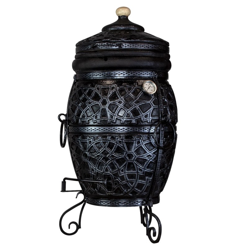 Tandoor Marakesch – Schamott-Tandoor 115 kg mit Zubehör | Lyrin24