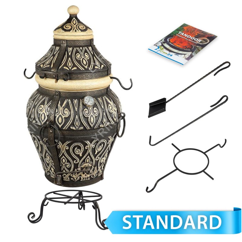 Tandoor „Asia“ – Traditioneller Lehmofen für Garten & Terrasse | Handgefertigt | 145 kg | Direkt aus DE