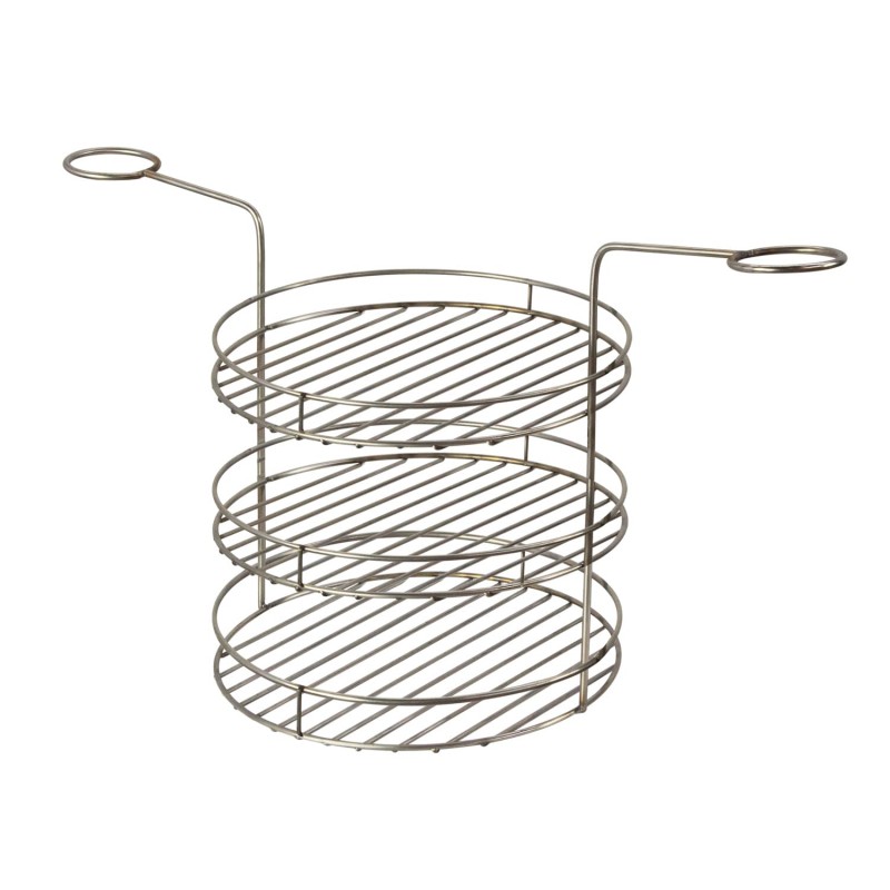 Grillrost aus Edelstahl für Tandoor Ø 29 cm mit Rand – Mehrere Gerichte gleichzeitig zubereiten