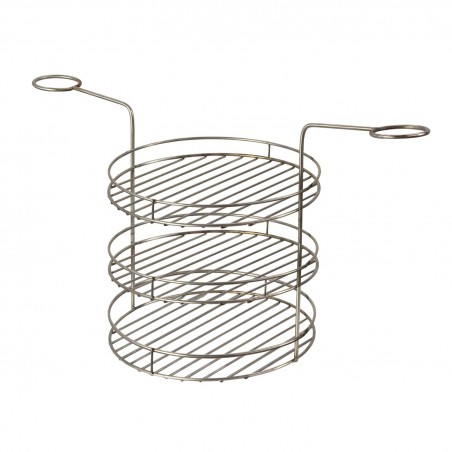 Grillrost aus Edelstahl für Tandoor Ø 29 cm mit Rand – Mehrere Gerichte gleichzeitig zubereiten
