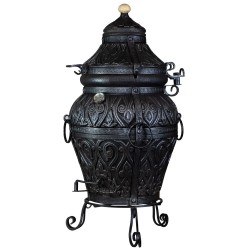 Tandoor Premium Asia Graphit – Traditional Clay Oven for Garden & Patio | Handmade | 145 kg | Shipped from Germany