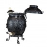 TANDOOR XL PREMIUM Safran Grahit, ca. 110L, Garten Schamott Ofen