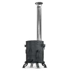 Kazbek-1 Bär, Bärstarke Utchak oven Ø345-290 mm, 4mm steel, 6-12L Kazan