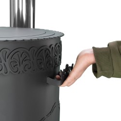 Kazbek-1 Bär, Bärstarke Utchak oven Ø345-290 mm, 4mm steel, 6-12L Kazan