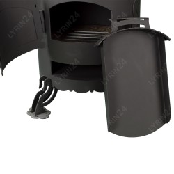 Bär mit Räder in Set, Bärstarke Utchak Ofen Ø345-290 mm, 4mm Stahl , 6-12L Kazan