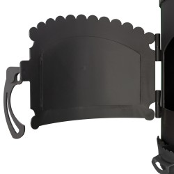 Bär mit Räder in Set, Bärstarke Utchak Ofen Ø345-290 mm, 4mm Stahl , 6-12L Kazan