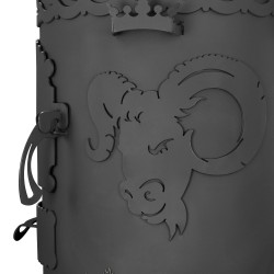 Ofen für Kazan "Kazbek-2", Utschak mit Abzugs-rohr, Argali (Kazan 17-30L)