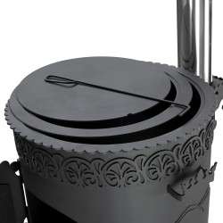 Ofen für Kazan "Kazbek-2", Utschak mit Abzugs-rohr, Argali (Kazan 17-30L)