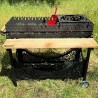 Grill-Mangal "Armada-2" auf Rädern, 4 mm Stahlstärke
