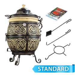 Lyrin24 Tandoor Ofen "Atlant" XXXL | Schamott-Keramik Gartengrill