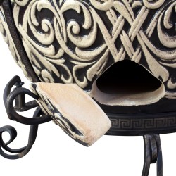 Lyrin24 Tandoor Ofen "Atlant" XXXL | Schamott-Keramik Gartengrill
