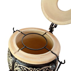 Tandoor Atlant Lehmofen von Lyrin24 Grand Tandyr BBQ Grill Sets wählbar Schamott