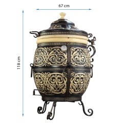 Тандыр Атлант Lyrin24 – шамотный Grand Tandyr и BBQ гриль