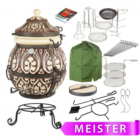 Tandoor „Attika“ – Handgefertigter Lehmofen 135 kg | Lyrin24