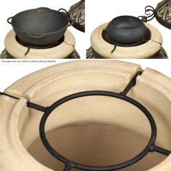 Tandoor „Attika“ – Handgefertigter Schamott-Lehmofen 135 kg | BBQ Grill, Räucherofen & Brotbackofen