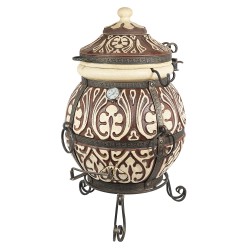 Tandoor Attika – Handmade Chamotte Clay Oven 135 kg | Outdoor BBQ Grill, Smoker & Bread Oven