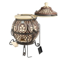 Tandoor Attika – Handmade Chamotte Clay Oven 135 kg | Outdoor BBQ Grill, Smoker & Bread Oven