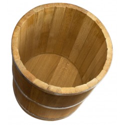 50L Holzgefäß zum Einlegen für Gemüsen, (Bottich) mit Deckel und Drückplatte.