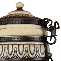 Tandoor „Muskat“ – Klassischer Lehmofen für kulinarische Meisterwerke Schamott