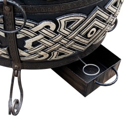 Tandoor aus Schamottton – isoliert, massiv & mit Maxi-Zubehör-Set