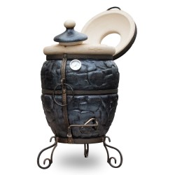 Tandoor Batur Schwarz, Tandyr, Tanur, Keramik Ofen