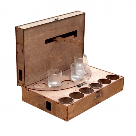 Automatischer Alkoholspender – originelles Whiskey Gadget für Ihre Feier. 6 Gläser