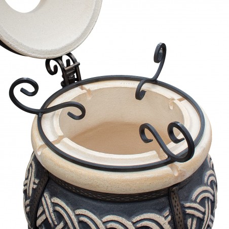 Tandoor Topfadapter für Wok, Schmortopf & Kazan