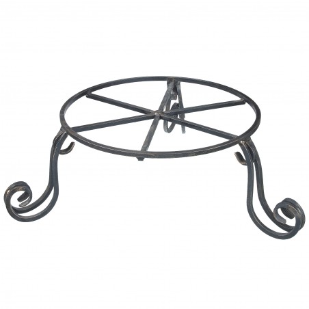 Wrought iron tandoor stand (base), round, heavy-duty