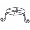 Wrought iron tandoor stand (base), round, heavy-duty